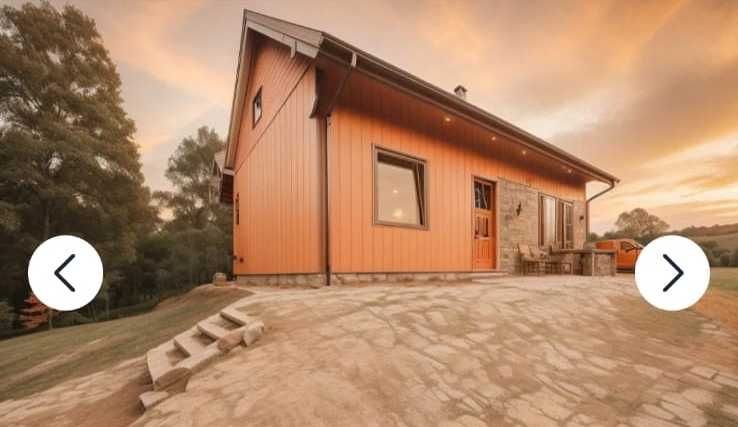 Dom 130 m2, działki 1014 m2, nowe budownictwo. Gmina Dywity