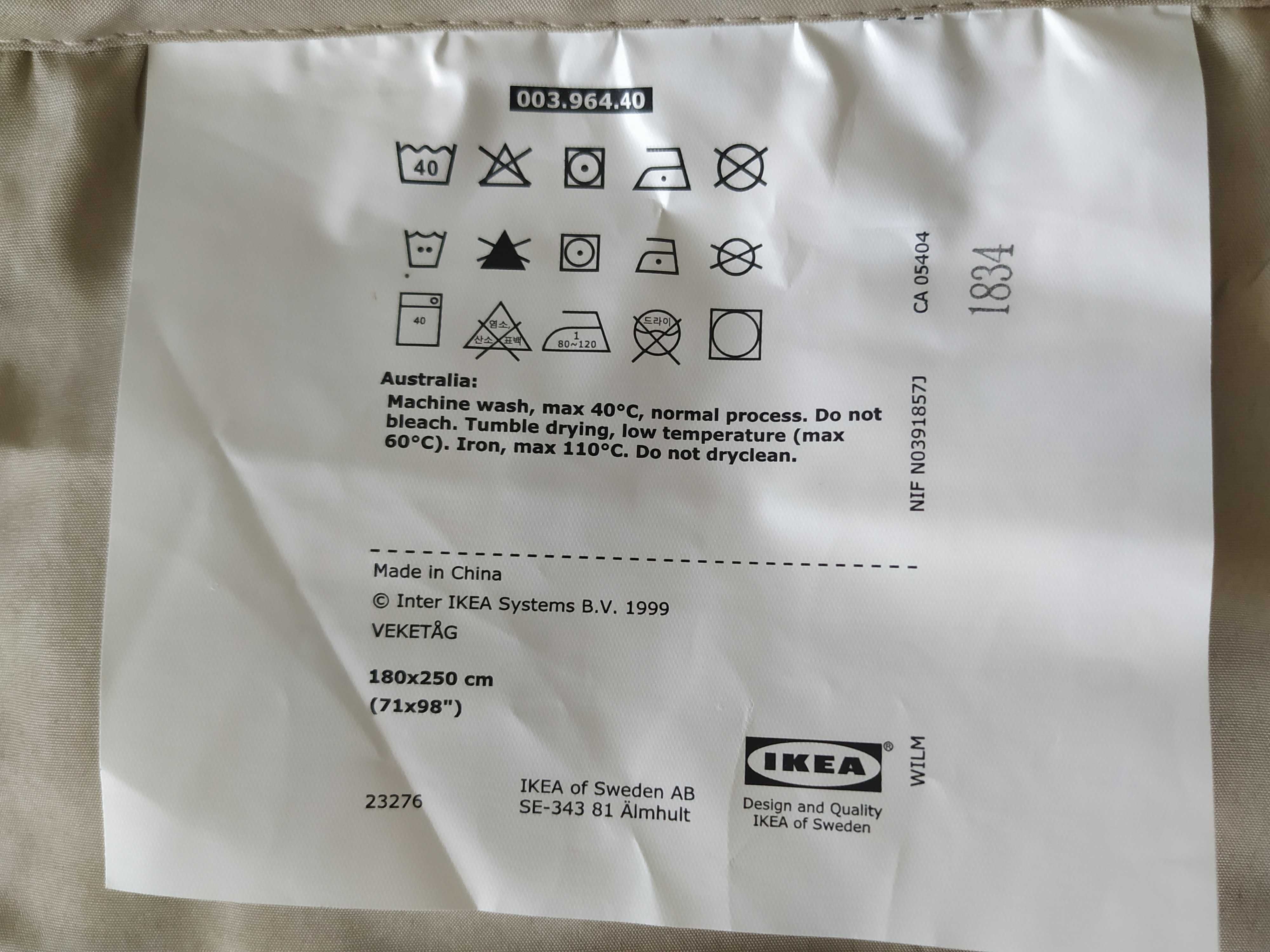Narzuta na łóżko Veketag Ikea NOWA