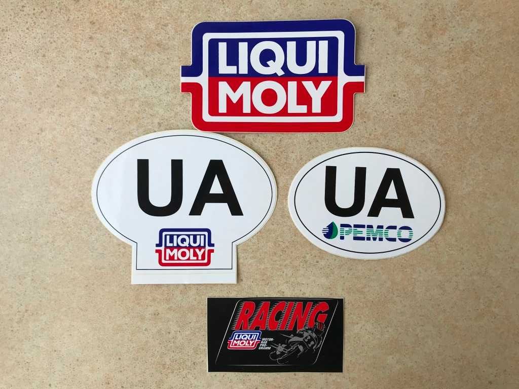 Наклейки LIQUI MOLY  UA PEMCO  на авто