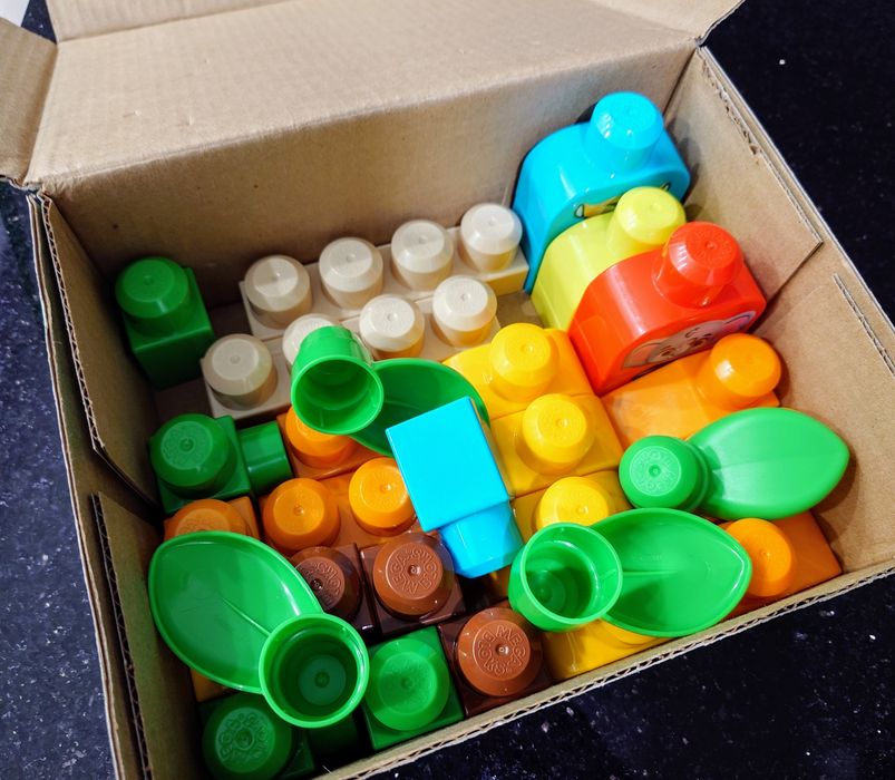 Klocki Fisher Price mega bloks Safari friends przyjaciele zwierzęta