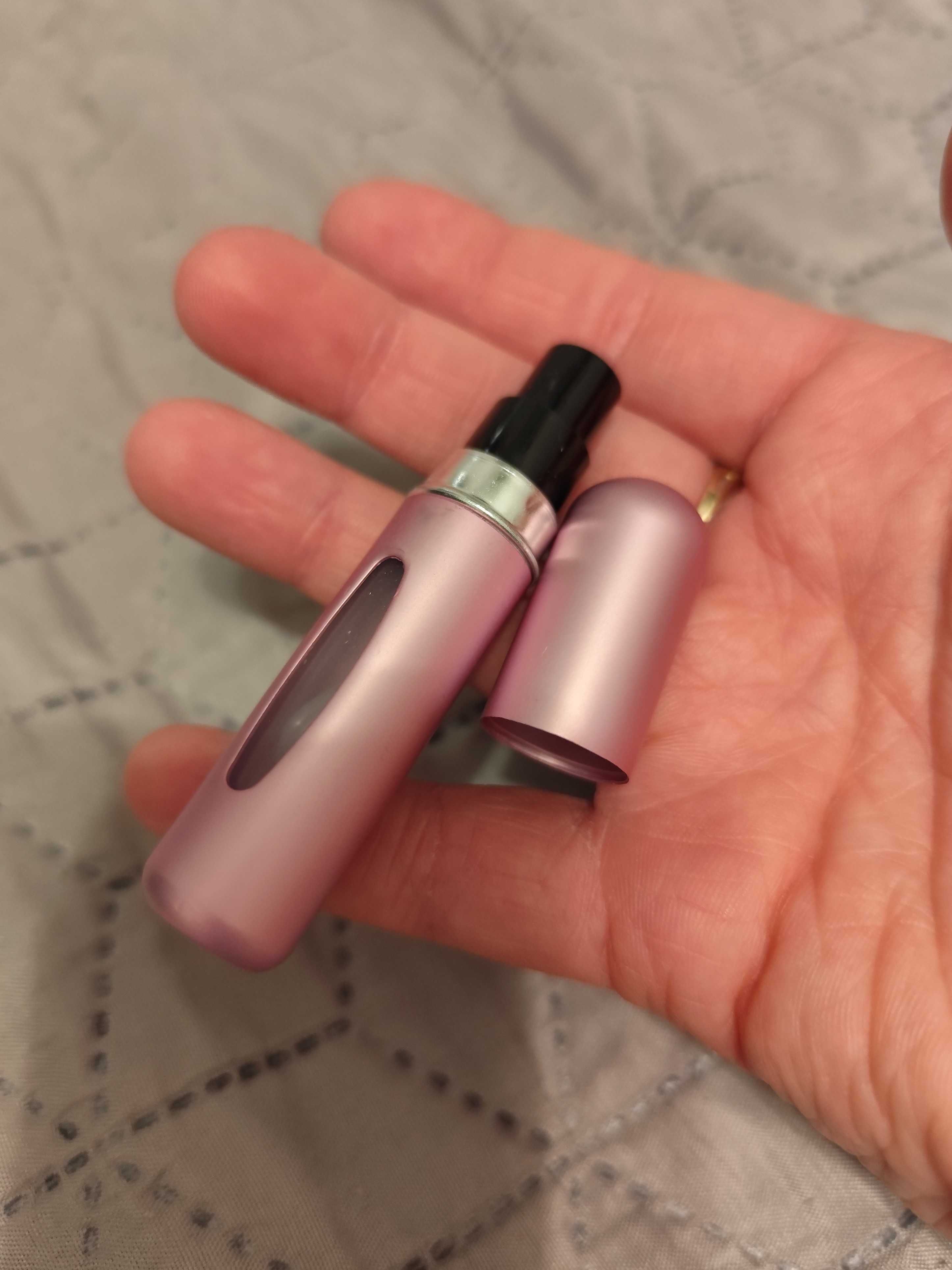 Atomizer podróżny do perfum 5ml dozownik różowy mini atomizer