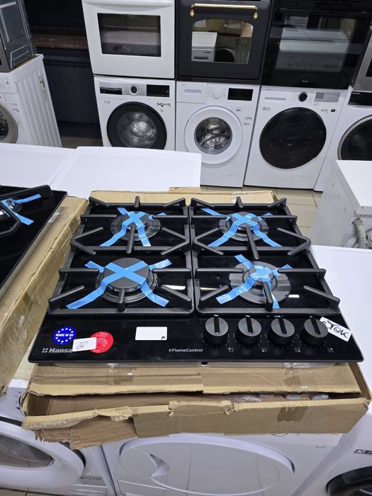 Газ на склі. Чавун. Газова варильна поверхня Hansa BHKS650551