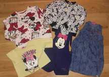 Zestaw ciuchów disney Myszka minnie 116 5szt.