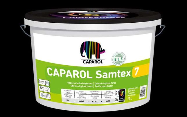 Farba lateksowa CAPAROL SAMTEX 7 10l