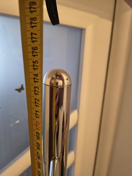 Stojak, wieszak na ubrania - 8 miejsc do zawieszenia, chromowany