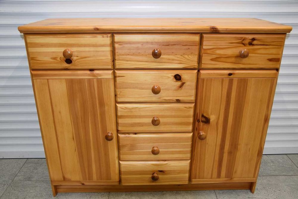 komoda z drewna sosnowego - jak nowa