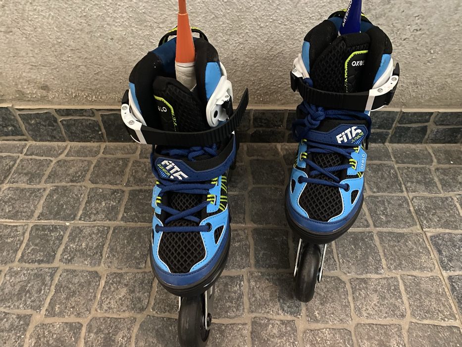 Patins em linha + saco