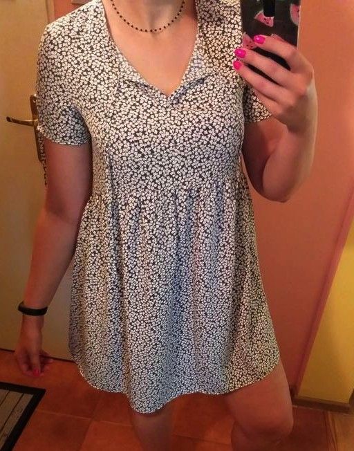 Tunika sukienka kwiaty 38 M