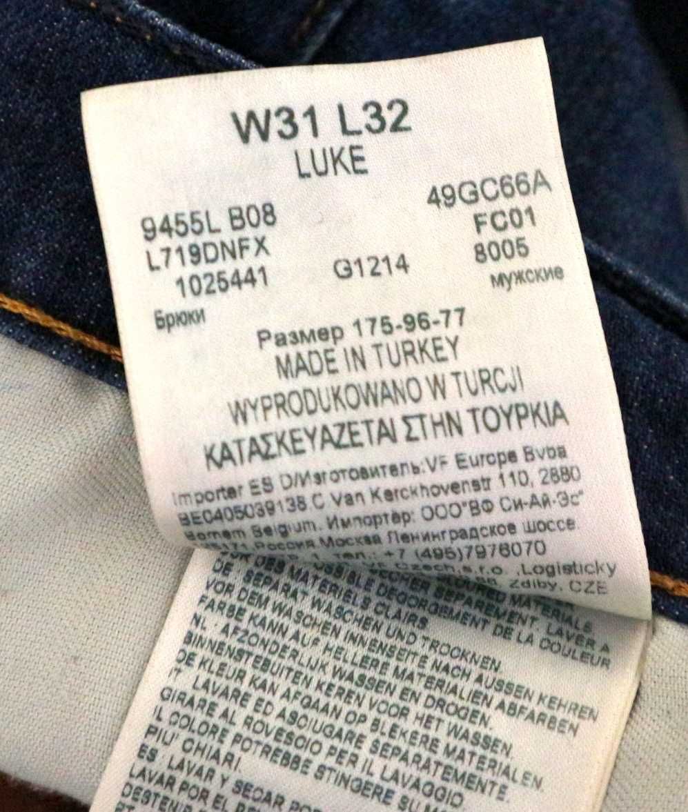 Lee Luke spodnie jeansy W31 L32 pas 2 x 42/44 cm