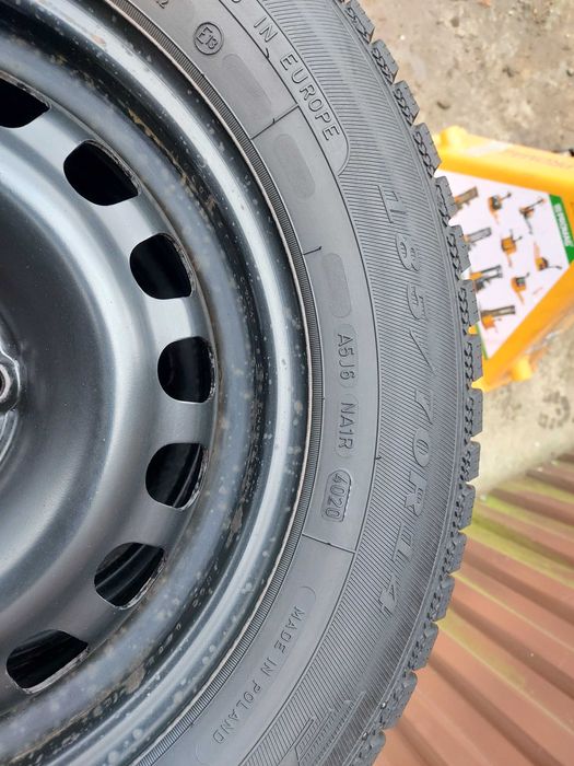 Koła zimowe 185/70 R14 Dębica Frigo 2 OPEL 4x100 opony 4szt ET 39 GM
