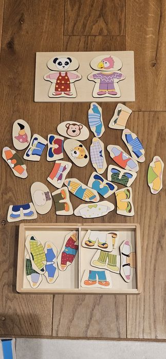 Gry dla dzieci 1-3, Puzzle drewniane dla dziecka na prezent