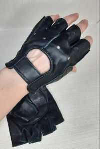 Перчатки шкіряні без пальців (Рукавички без пальців)