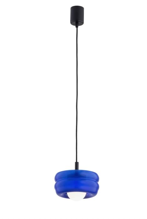 Lampa wiszaca kobalt VINTAGE