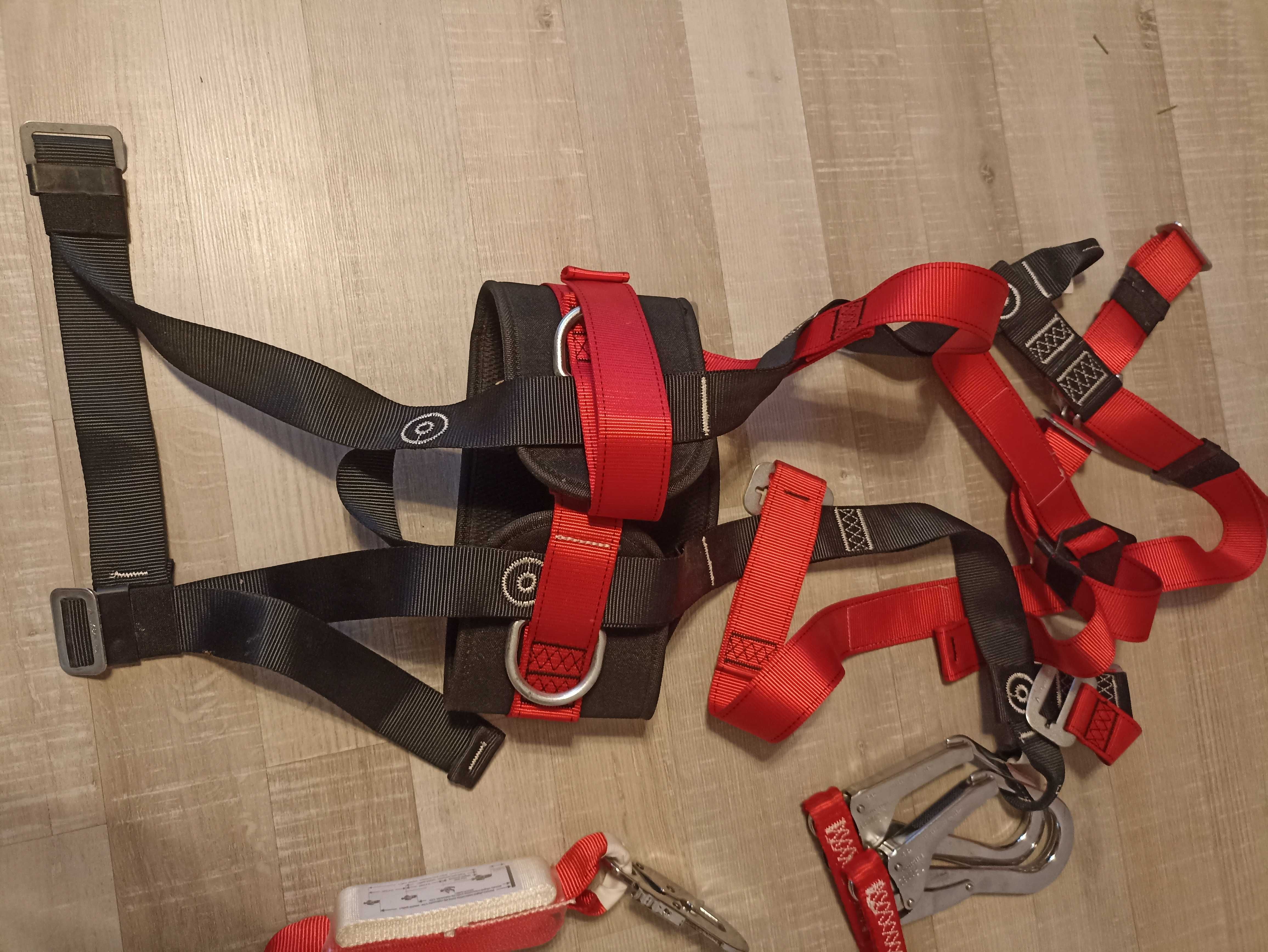 Szelki bezpieczeństwa z pasem pozycjonujących GEKKO PLUS + amortyzator