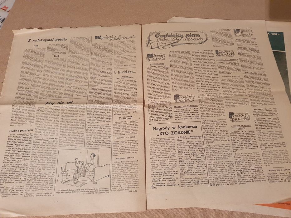 Stare czasopisma gazety Przyjaciółka PRL 2 szt 66r/67r