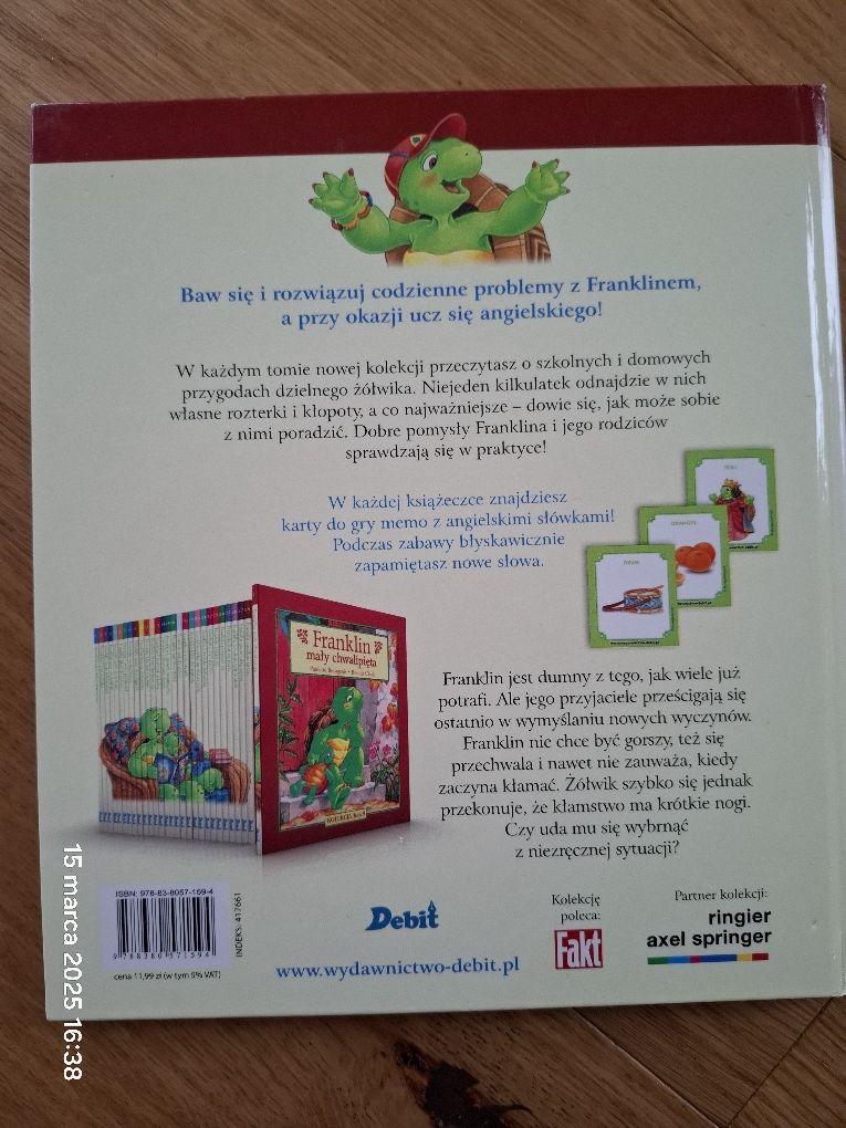 Książka Franklin mały chwalipięta tom 9