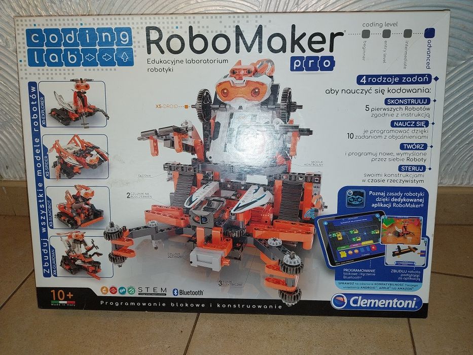 Robot RoboMaker Pro Clementoni nieużywany