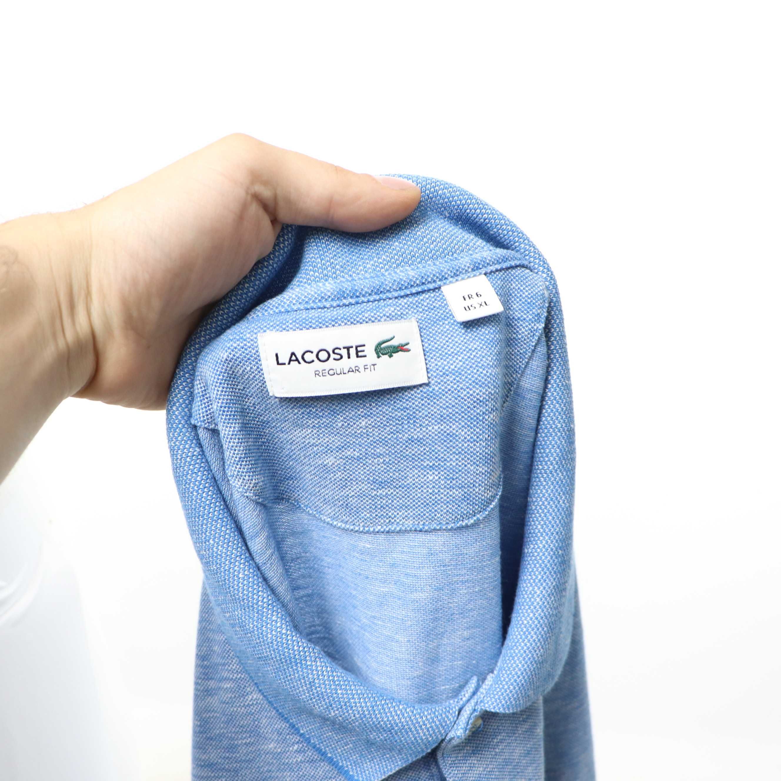 Чоловіча преміум поло футболка  Lacoste оригінал [  XL ]