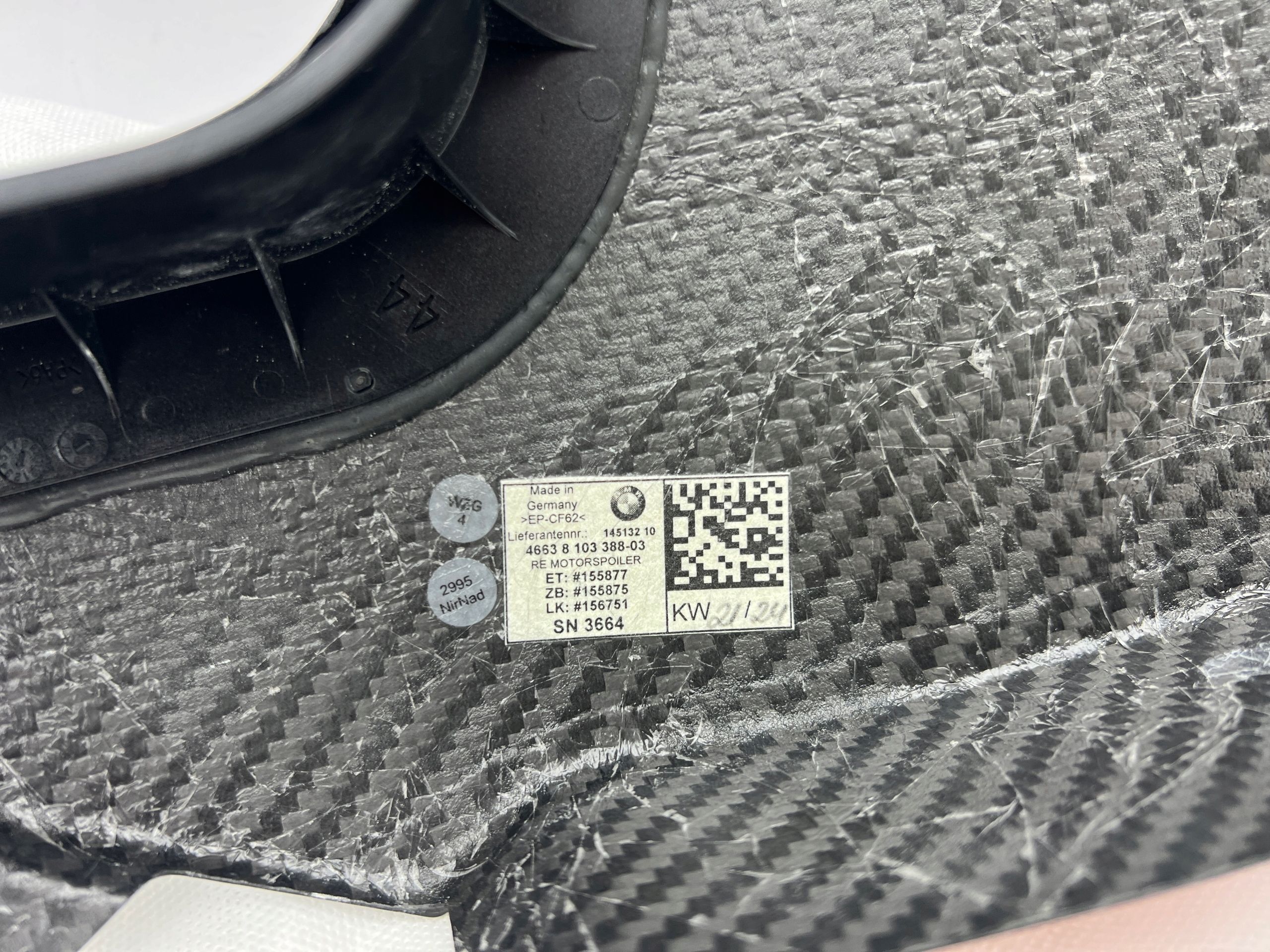 BMW M1000RR M 1000 RR Listwa osłona Silnika Prawa Carbon Nowa