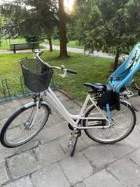 Holenderski rower damski Union karma z fotelikiem yepp maxi