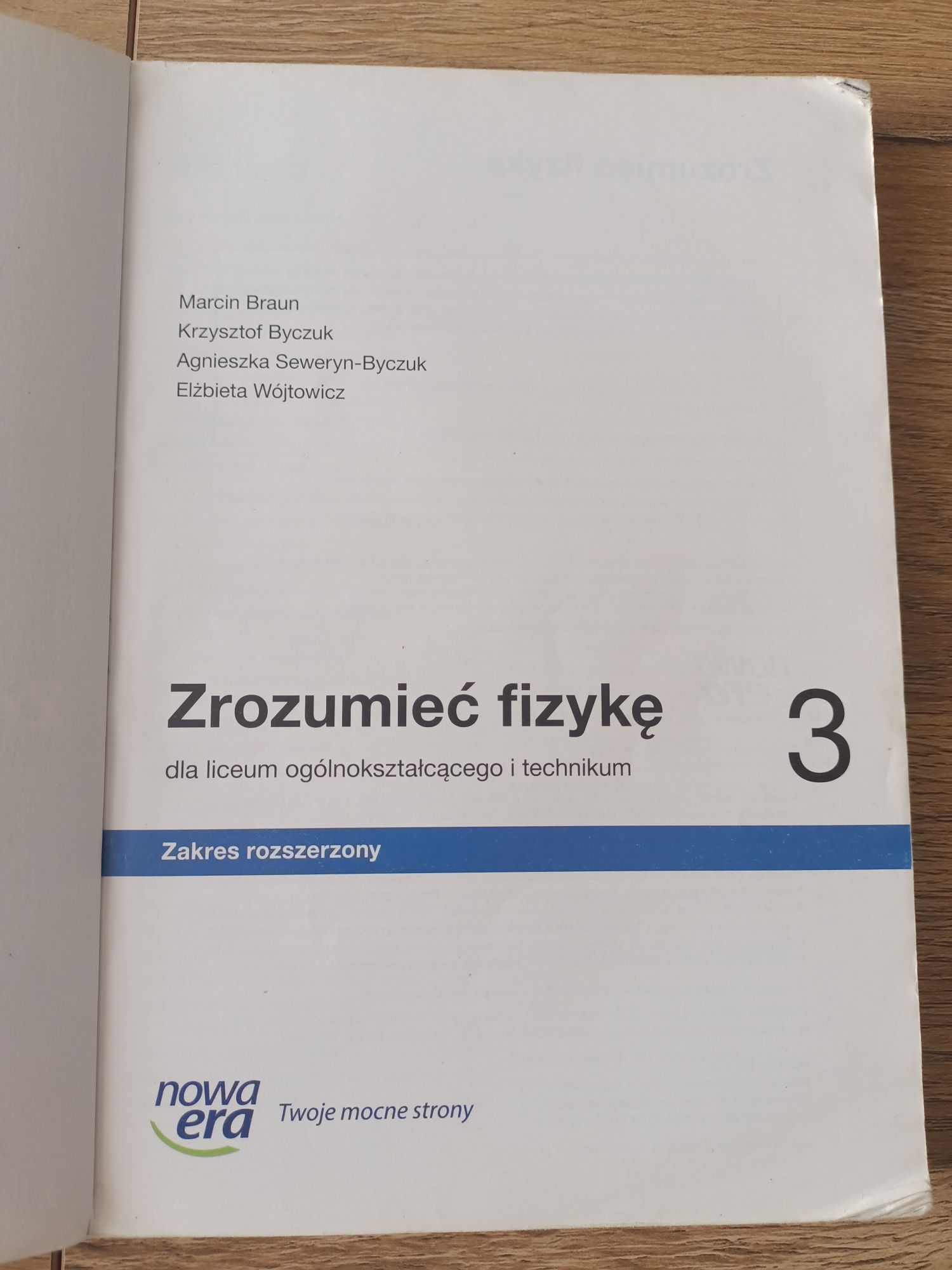 Zrozumieć fizykę 3 zakres rozszerzony