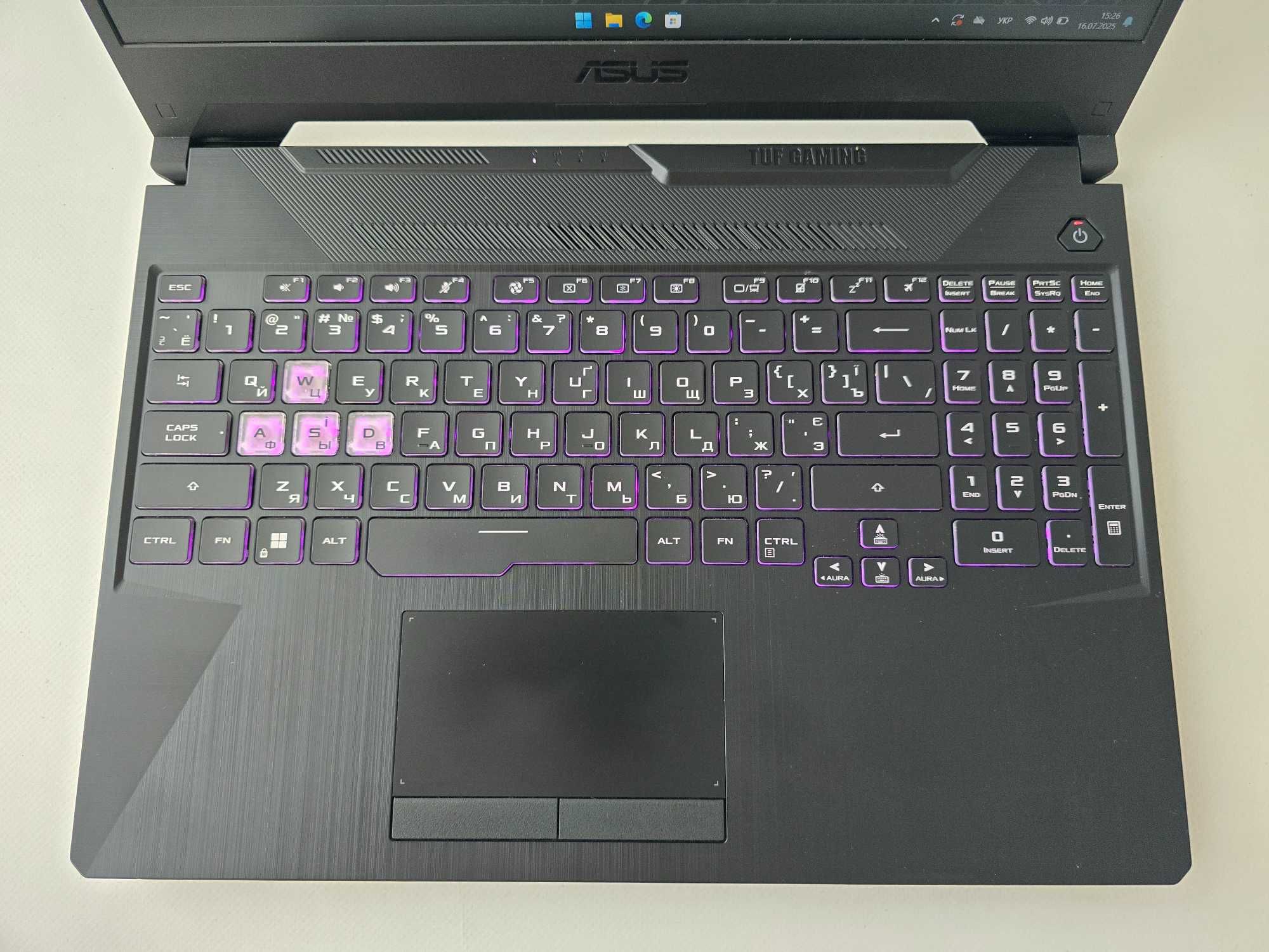 Asus TUF Gaming F15 I5 11400H/RTX 3060/RAM 16GB/SSD 512GB/144Hz