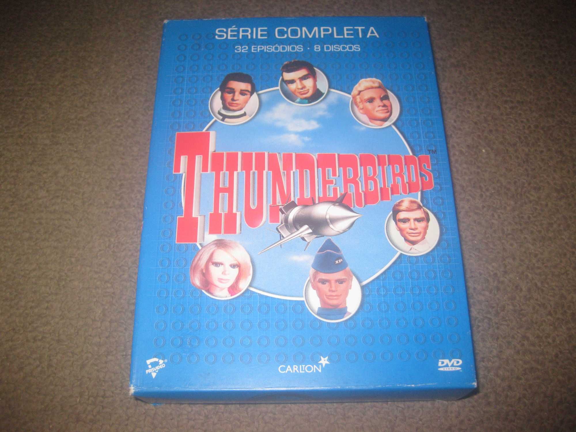 Série Completa "Thunderbirds" Edição em Digipack, com 8 DVDs/Box Rara!