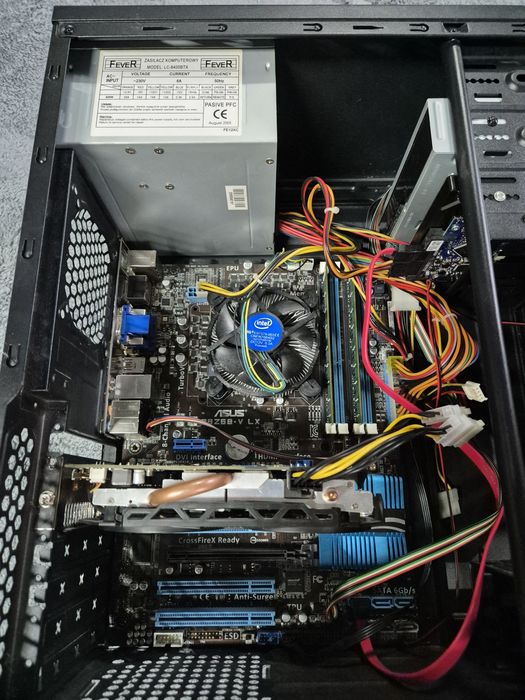 Komputer Gamingowy Biurowy custom GTX 750TI OC 8GB Ram HDD 500GB I5