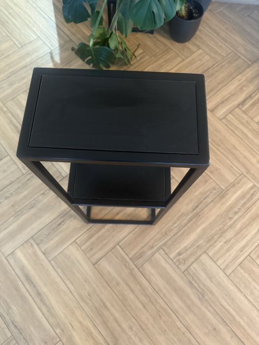 Wysoki regal półka czarny metalowy loft jak nowy