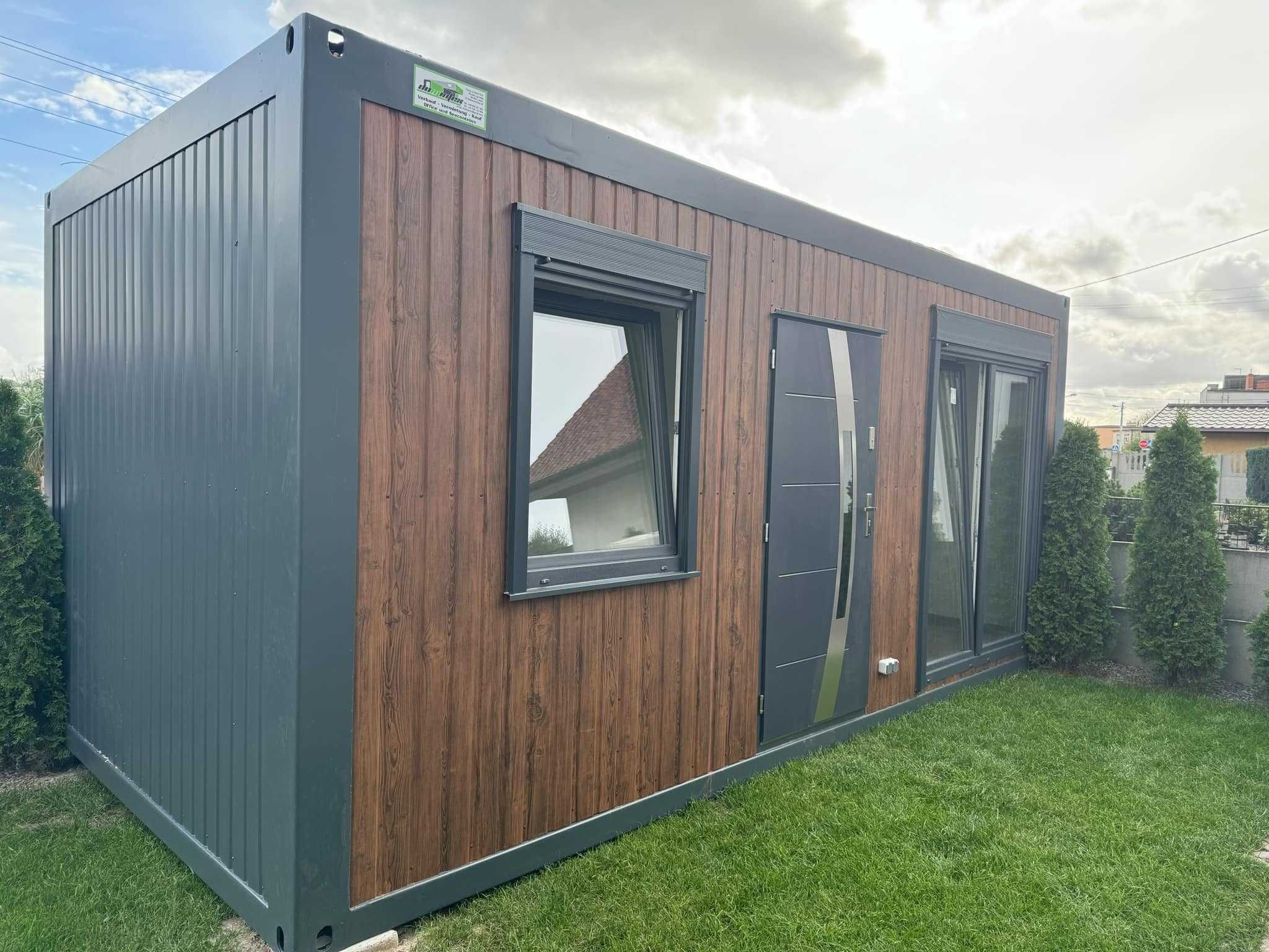 Kontener usługowy biurowy mieszkalny socjalny 16,15 m2 6x3m