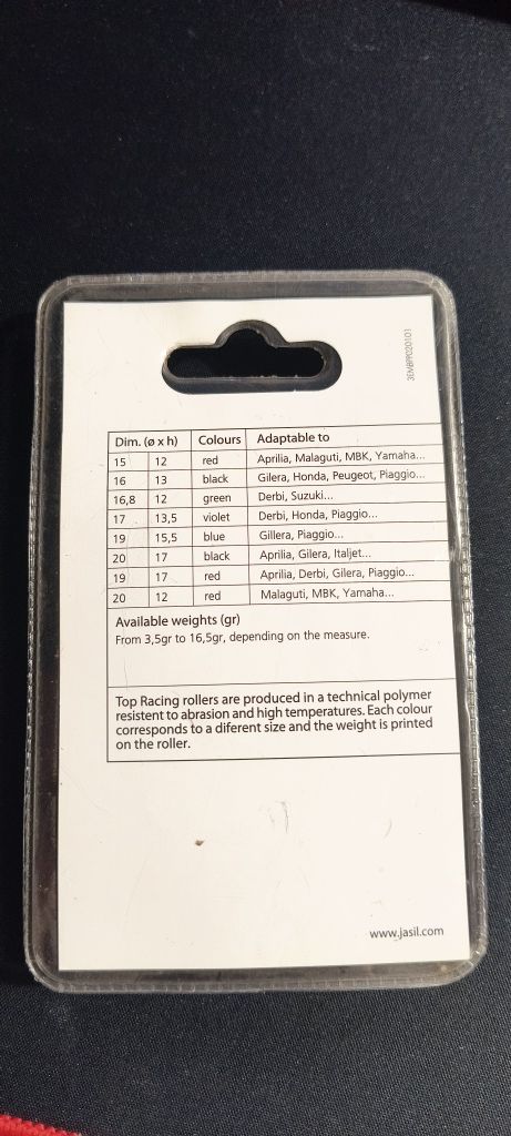 Rolki wariatora Top Racing 5,5 gr