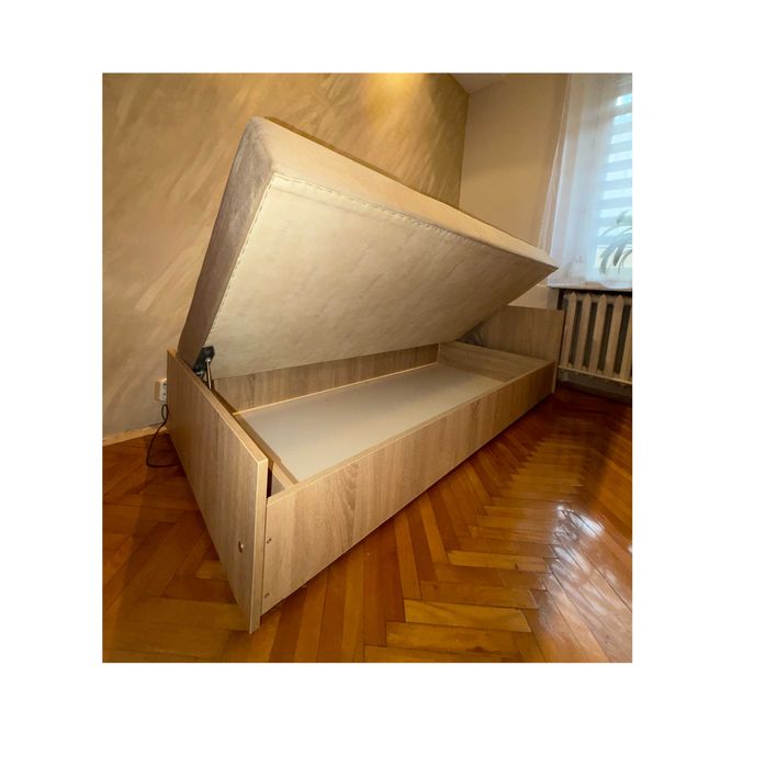 Tapczan / łóżko 90×200 cm – wygodny, zadbany, stan bardzo dobry
