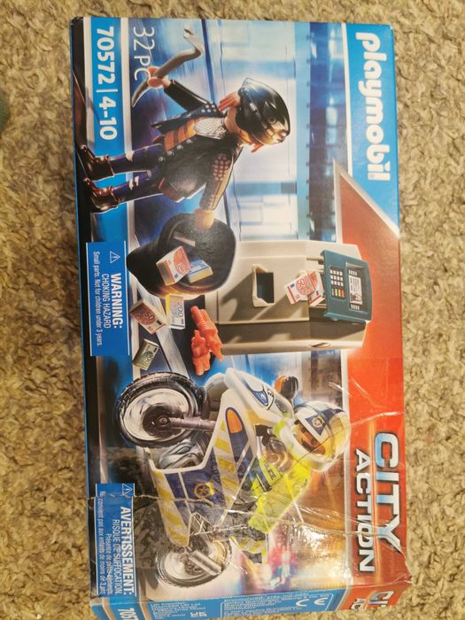 Playmobil 70572 pościg policyjny motor