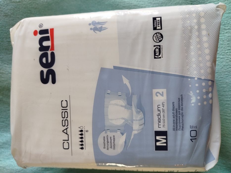 Памперсы для взрослых, пеленки