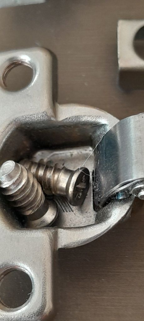 Zawiasy meblowe Hettich 9 sztuk