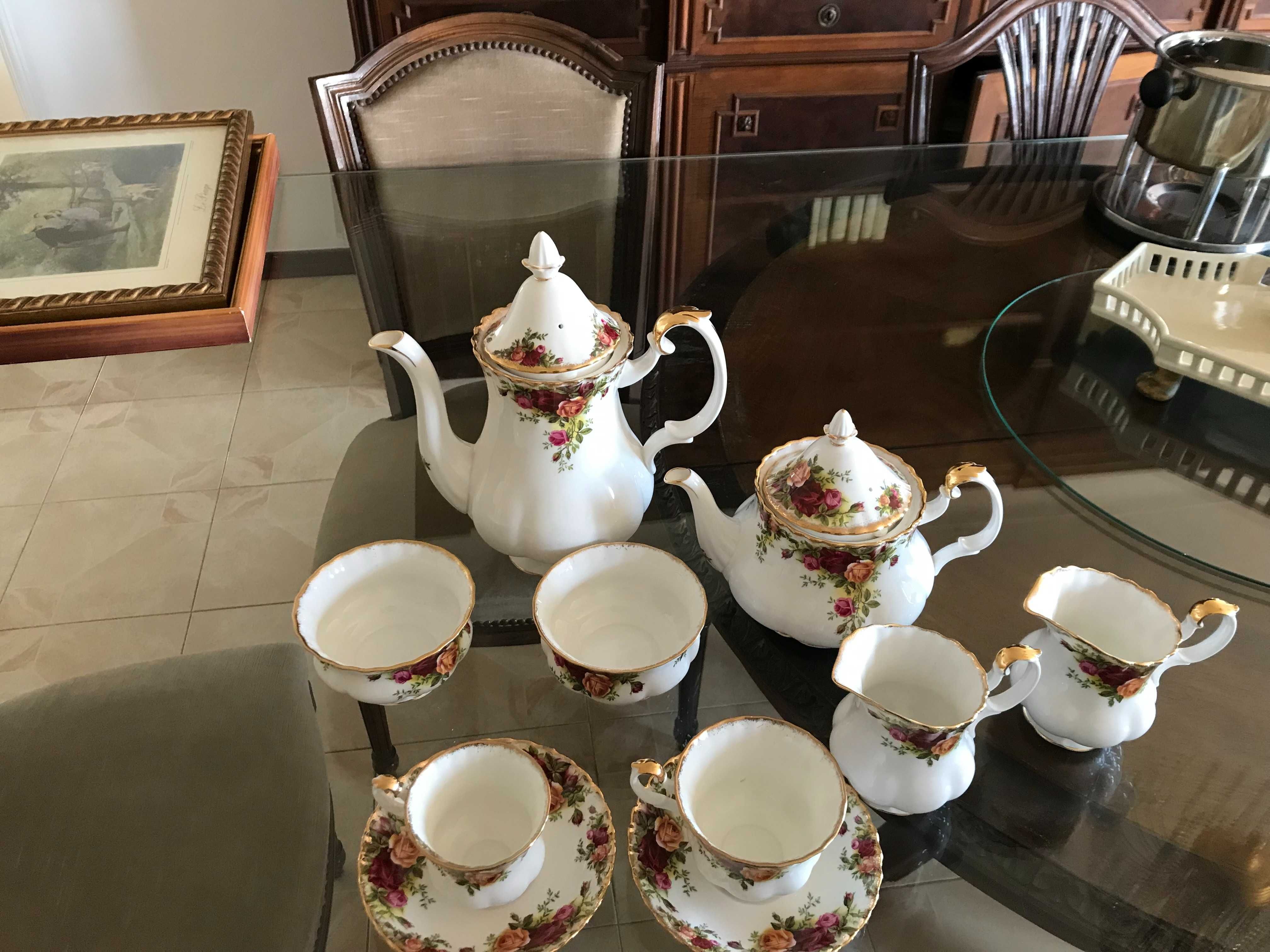 Serviço de Café completo ROYAL ALBERT - OLD COUNT
