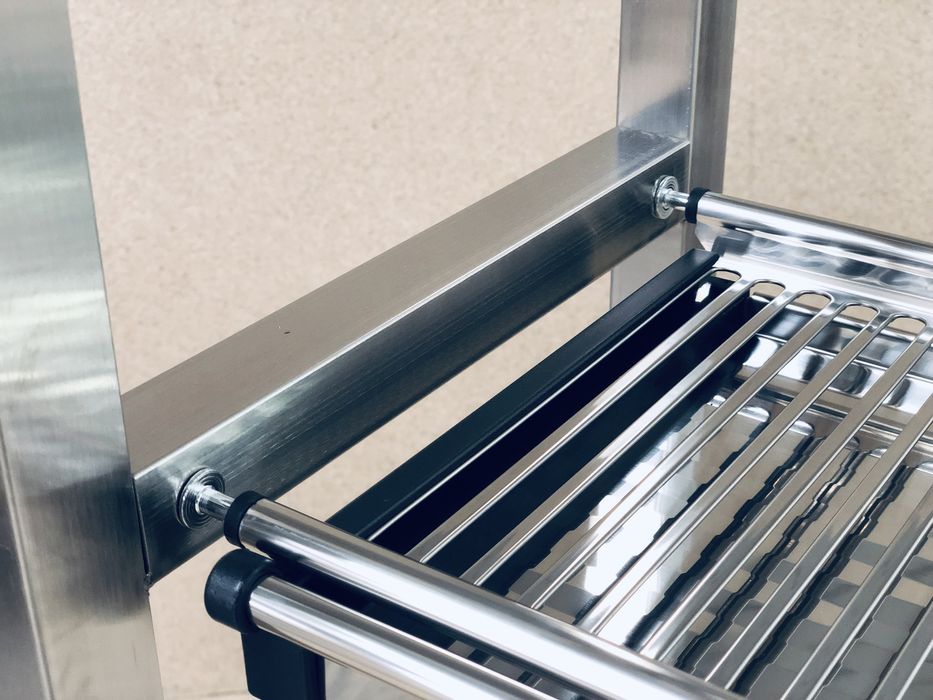 Стелаж сушка для посуду кафе стеллаж ресторан бар нержавійка