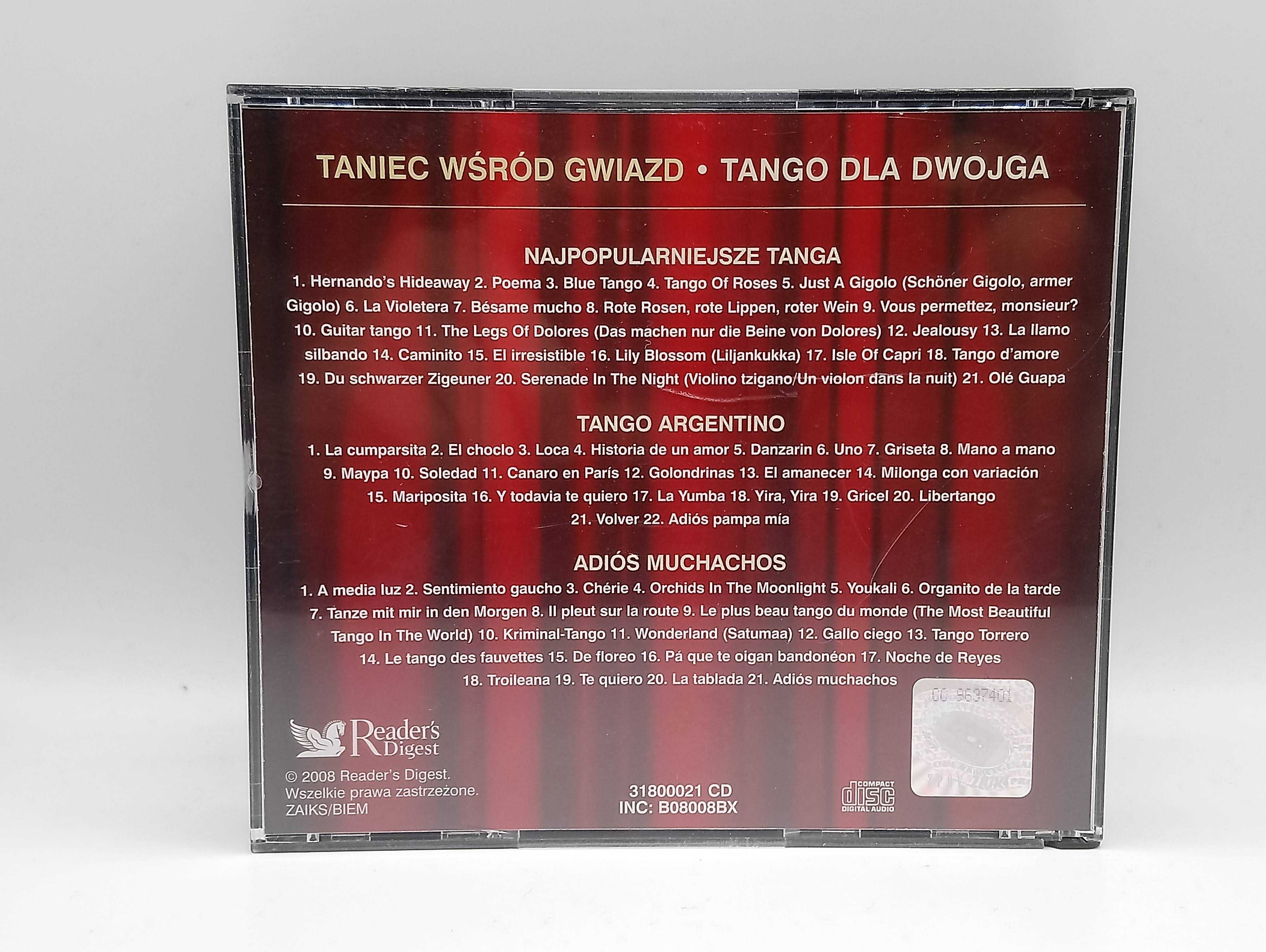 CD płyta audio Tango dla dwojga, taniec wśród gwiazd 3xCD