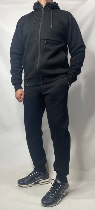 Мужской спортивный костюм Puma зимний теплый на флисе