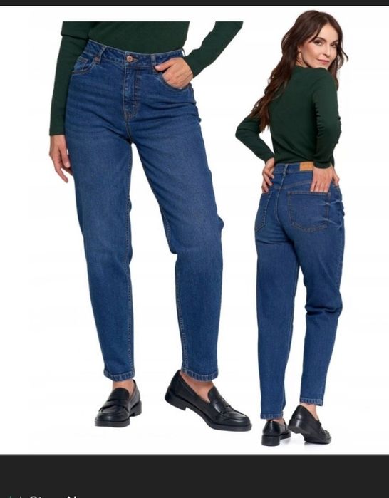 Polskie Spodnie jeansowe mom fit MORAJ