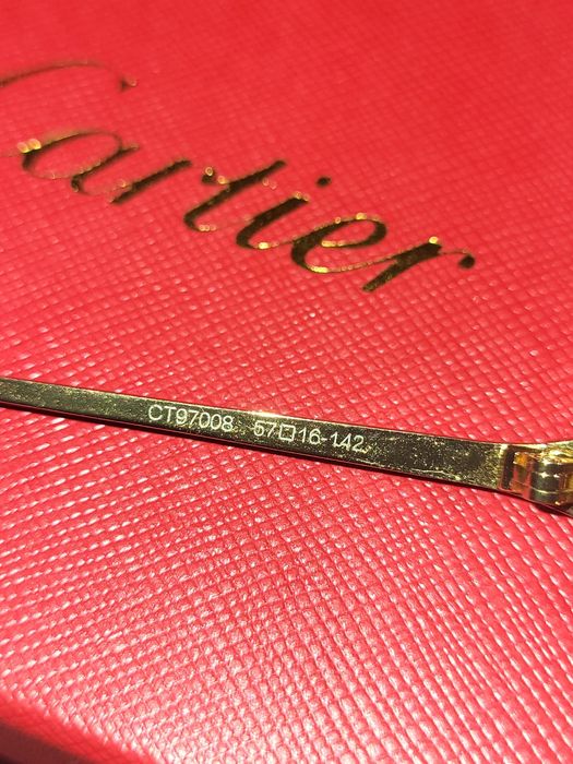Okulary Cartier zerówki przezroczyste etui