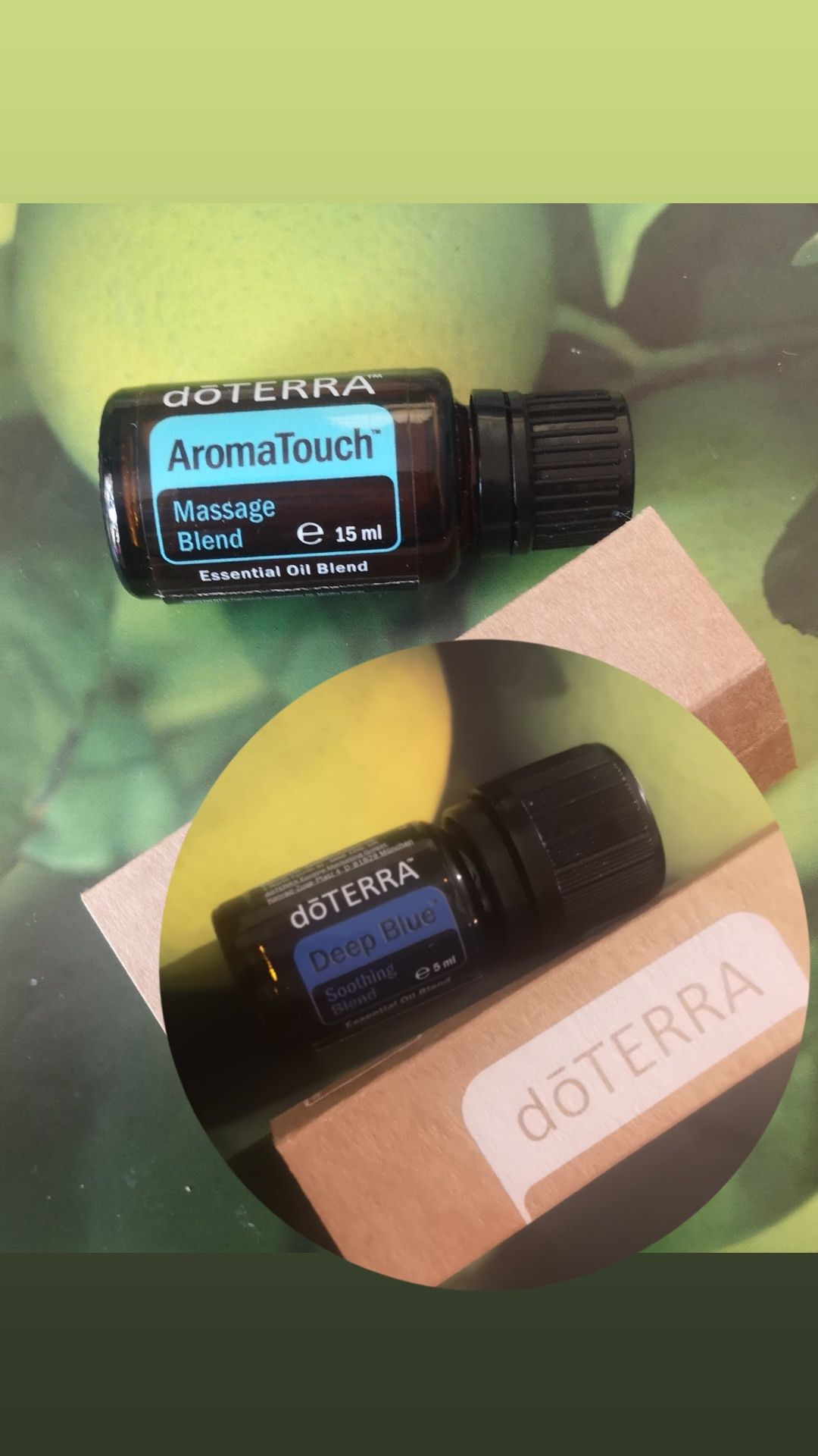Doterra Aromatouch 15ml i Deep blue 5ml