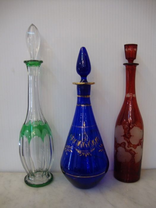 Fruteiro modernista em cristal e prata