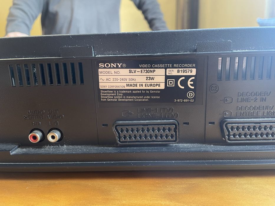 Sony Video Cassette Recorder SLV-E730 VHS