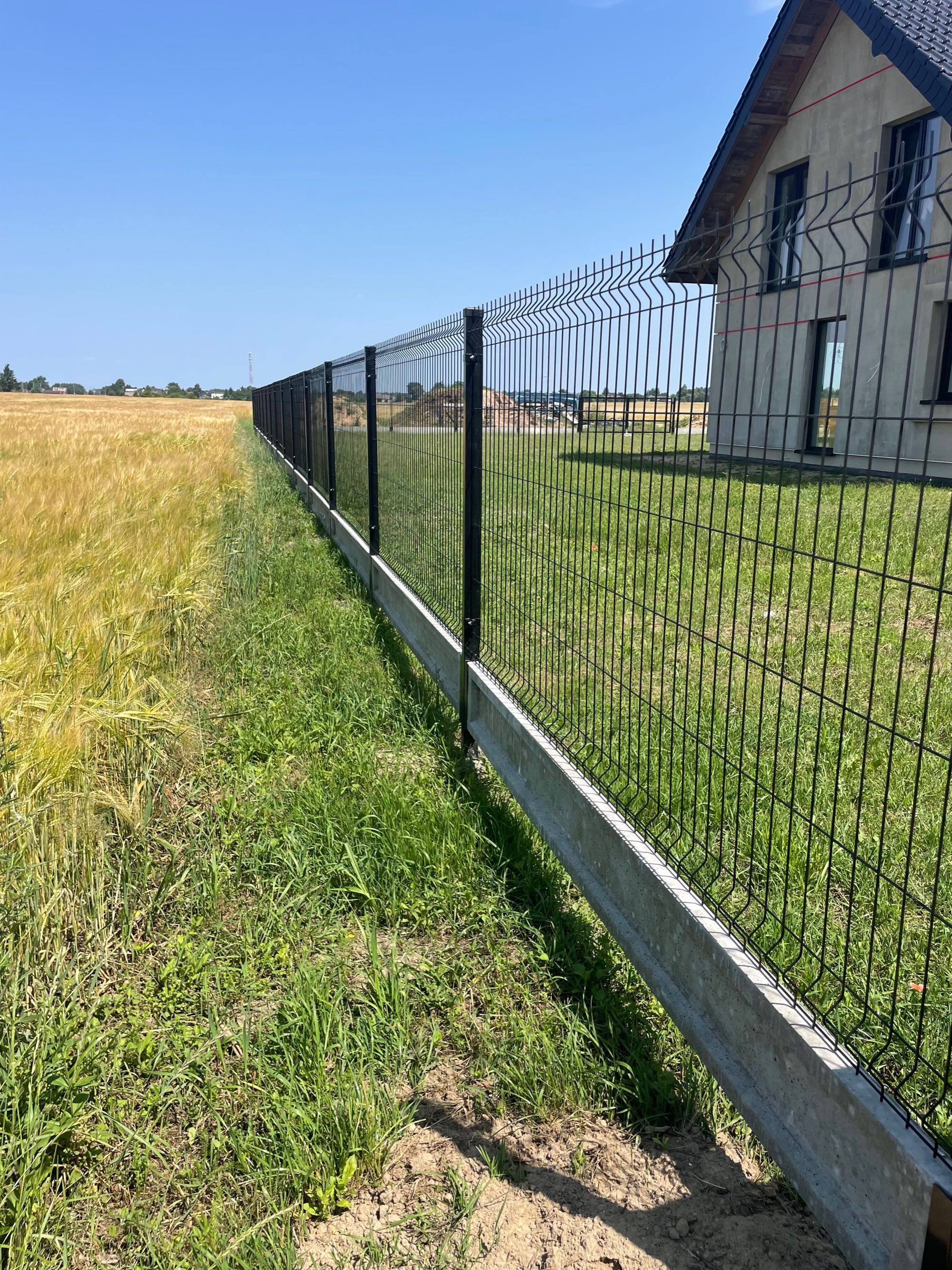 Ogrodzenie Panelowe ZESTAWY panel 3D słupek obejmy KOMPLET Transport