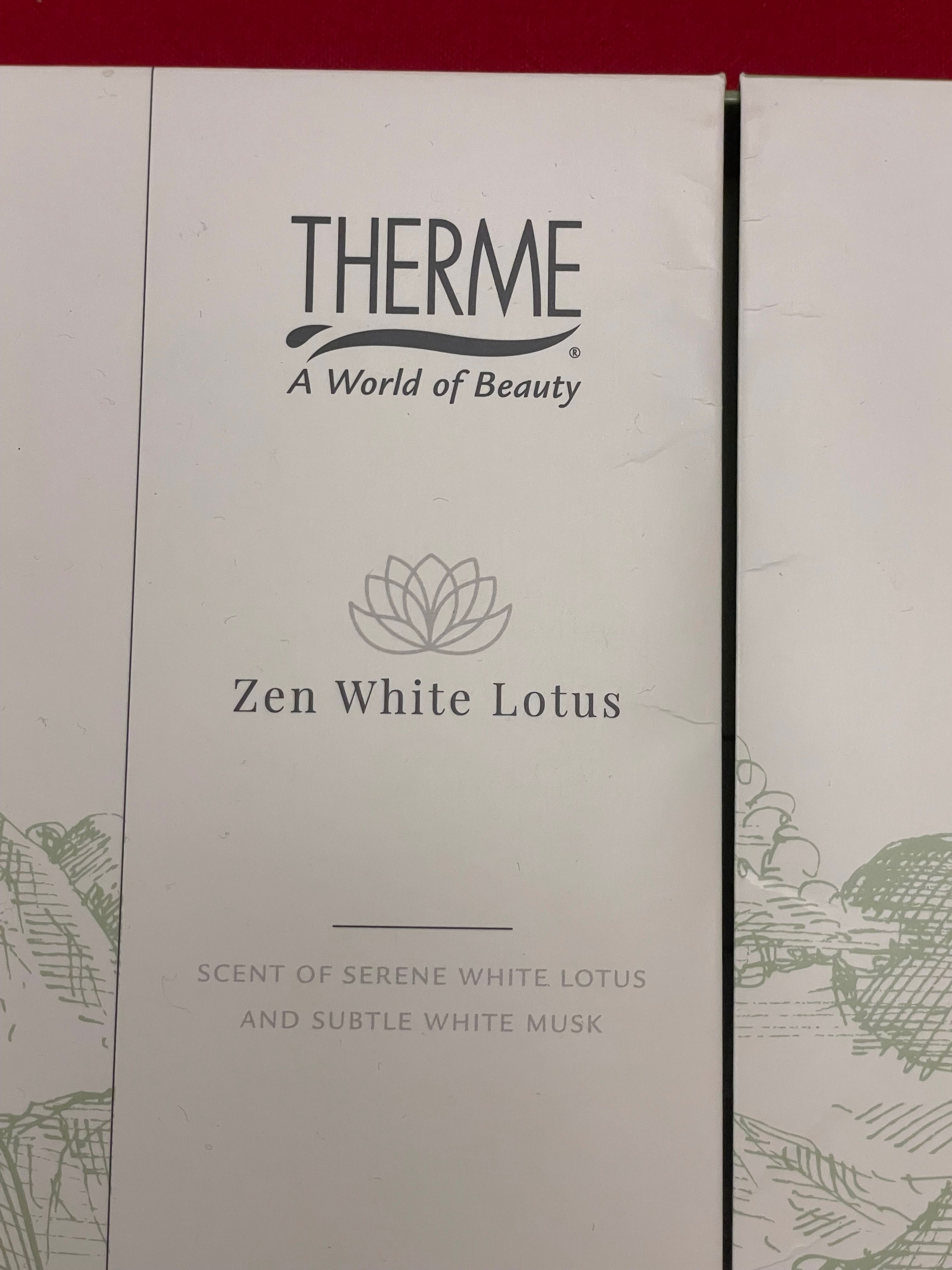 Подарочный косметический набор Белый лотос Therme