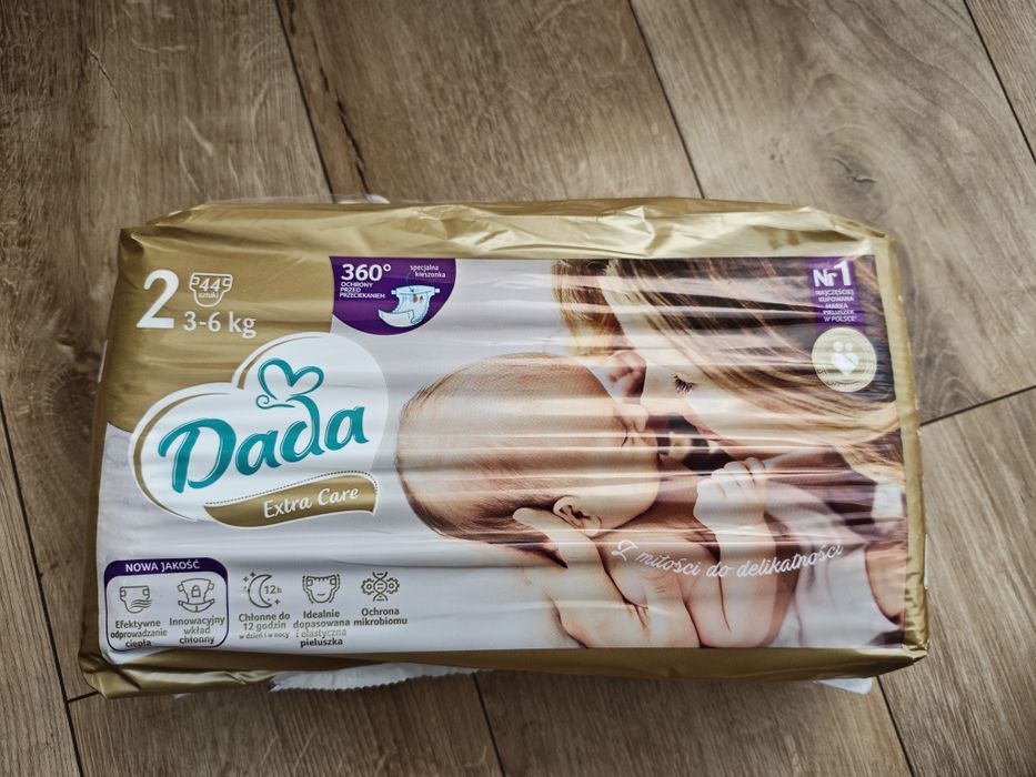 Pieluchy Dada Extra Care 2 44szt 3-6kg x5