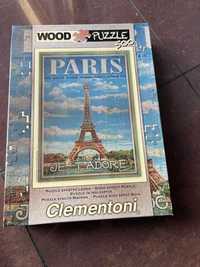 Puzzle drewniane Clementoni Paris  Je Tadore 500