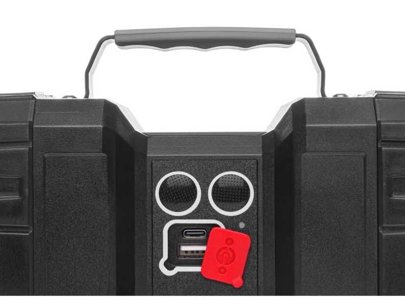 Фонарь прожектор W845 10000mAh двухсторонний Павербанк USB
