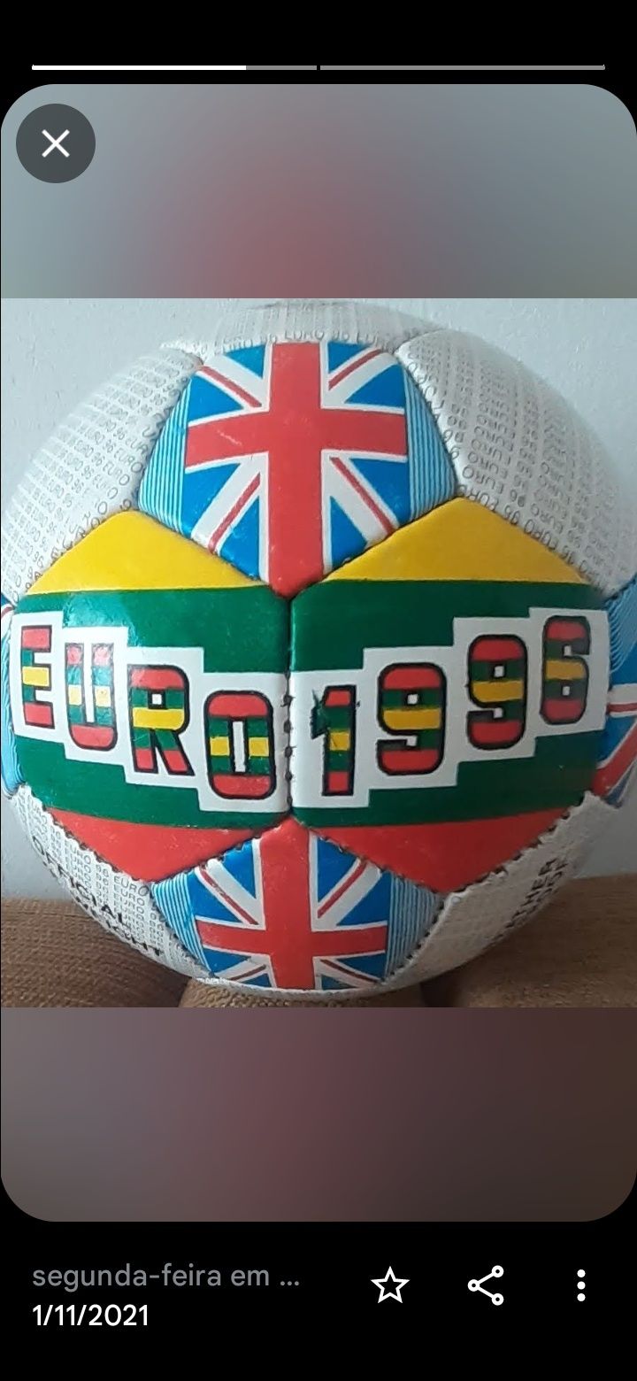 Futebol Euro 96 Bola Euro 1996 Produto Oficial